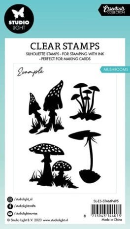 Studio Light Essentials Clear Stamp Mushrooms (SL-ES-STAMP495)