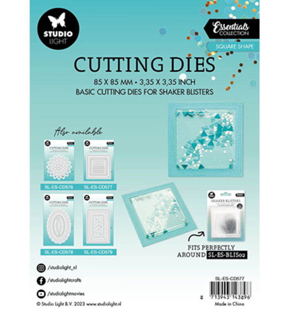 Studio Light Essentials Snijmal Square Shape (SL-ES-CD577) Studio Light Essentials Snijmal Square Shape (SL-ES-CD577)