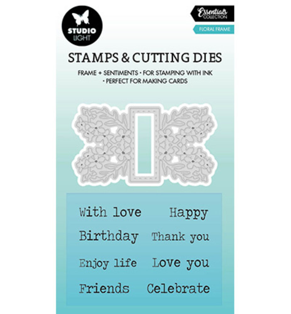Studio Light Essentials Stamp & Die Floral Frame (SL-ES-SCD65) Studio Light Essentials Stamp & Die Floral Frame (SL-ES-SCD65)