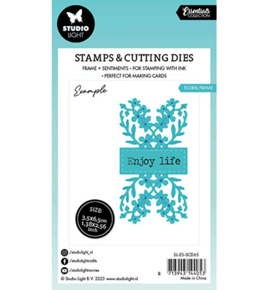 Studio Light Essentials Stamp & Die Floral Frame (SL-ES-SCD65) Studio Light Essentials Stamp & Die Floral Frame (SL-ES-SCD65)