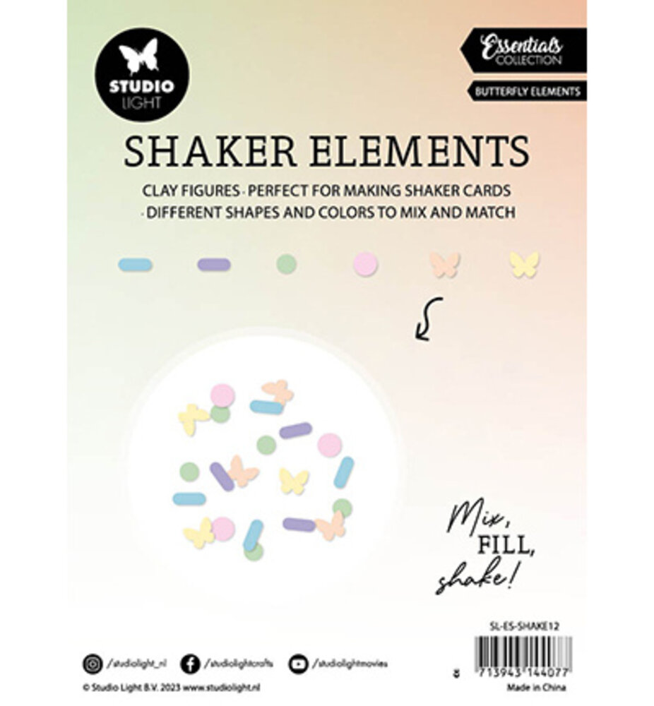 Studio Light Essentials Shaker Elements Butterfly Elements (SL-ES-SHAKE12) Studio Light Essentials Shaker Elements Butterfly Elements (SL-ES-SHAKE12)
