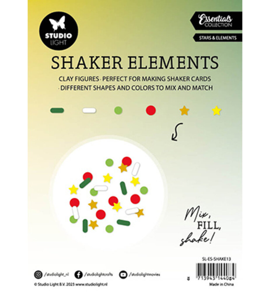 Studio Light Essentials Shaker Elements Stars & Elements (SL-ES-SHAKE13)
