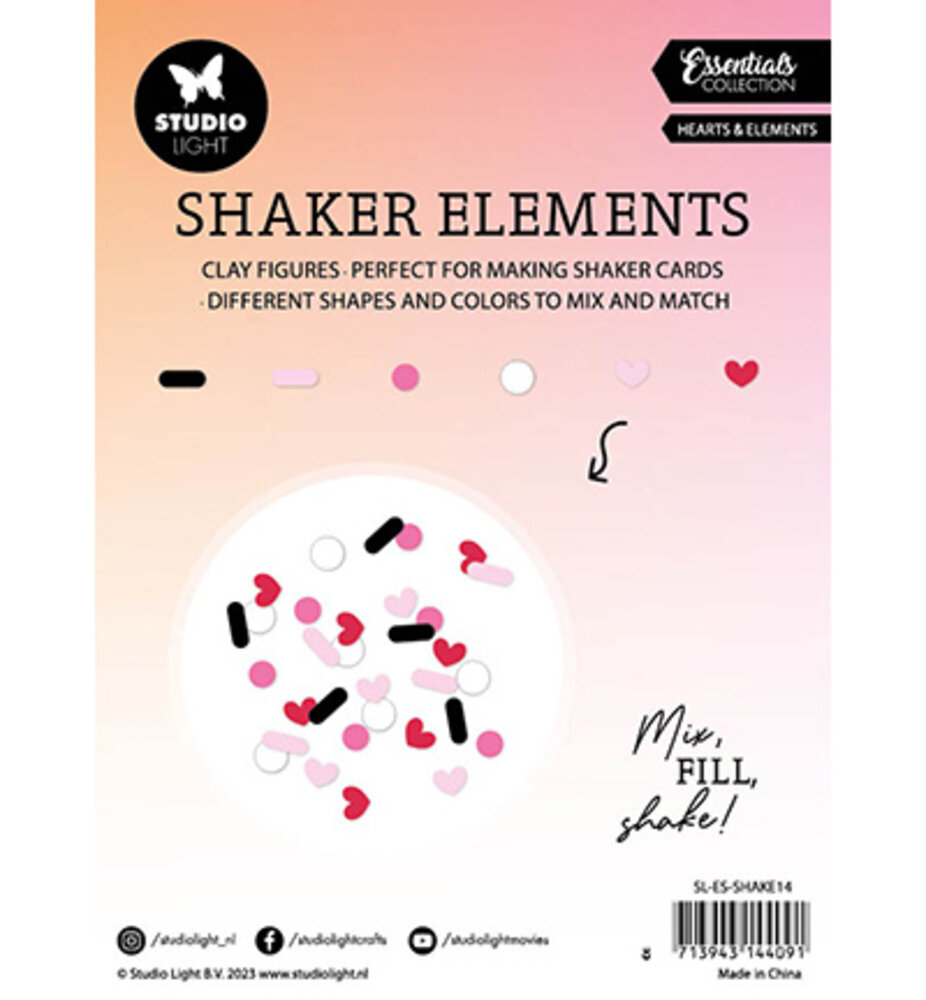 Studio Light Essentials Shaker Elements Hearts & Elements (SL-ES-SHAKE14) Studio Light Essentials Shaker Elements Hearts & Elements (SL-ES-SHAKE14)