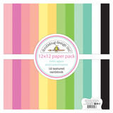 Doodlebug Design Inc. Hello Again 12x12 Inch Textured Cardstock Solid Paper Pack (8208)