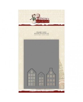 Amy Design Snowy Christmas Houses in a Row A5 Dies (CDCD10145)