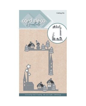 Card Deco Snijmal Christmas Villages Corner Frames (CDECD0134) Card Deco Snijmal Christmas Villages Corner Frames (CDECD0134)
