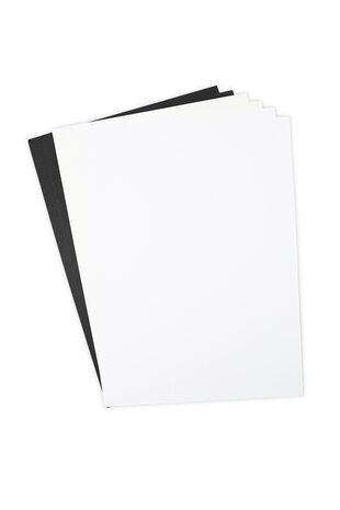 Sizzix Smooth Cardstock A4 Black/Ivory/White (665989)