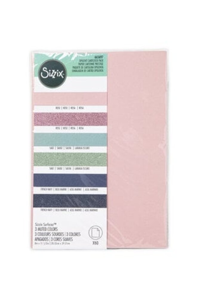 Sizzix Opulent Cardstock A4 Muted (665697) Sizzix Opulent Cardstock A4 Muted (665697)