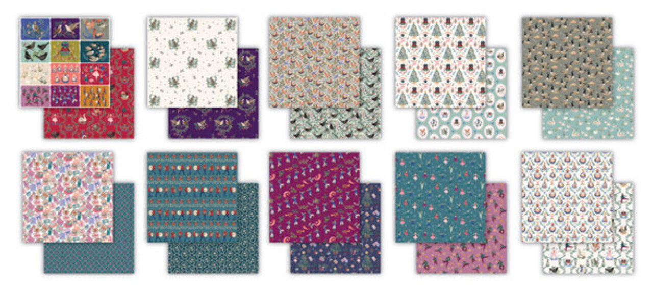 Craft Consortium 12 Days of Christmas 12x12 Inch Paper Pad (CCPPAD044) Craft Consortium 12 Days of Christmas 12x12 Inch Paper Pad (CCPPAD044)