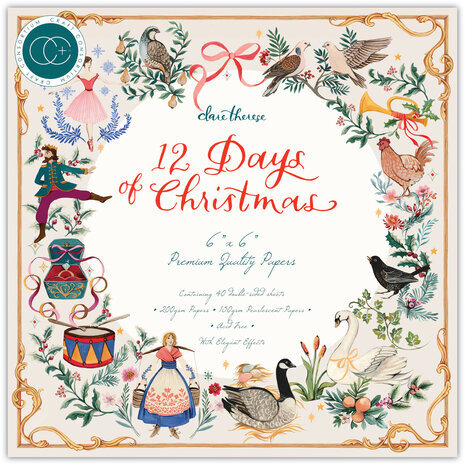 Craft Consortium 12 Days of Christmas 6x6 Inch Paper Pad (CCPPAD044B) Craft Consortium 12 Days of Christmas 6x6 Inch Paper Pad (CCPPAD044B)