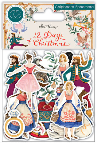 Craft Consortium 12 Days of Christmas Chipboard Ephemera (CCEPH010) Craft Consortium 12 Days of Christmas Chipboard Ephemera (CCEPH010)