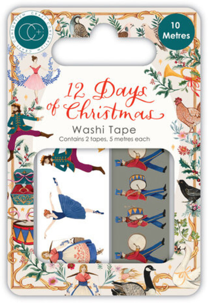Craft Consortium 12 Days of Christmas Washi Tape (CCWTPE022)