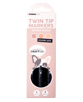Creative Craftlab Twin Tip Markers Powder Pink (CCL-ES-MARK09) Creative Craftlab Twin Tip Markers Powder Pink (CCL-ES-MARK09)