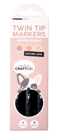 Creative Craftlab Twin Tip Markers Powder Pink (CCL-ES-MARK09)