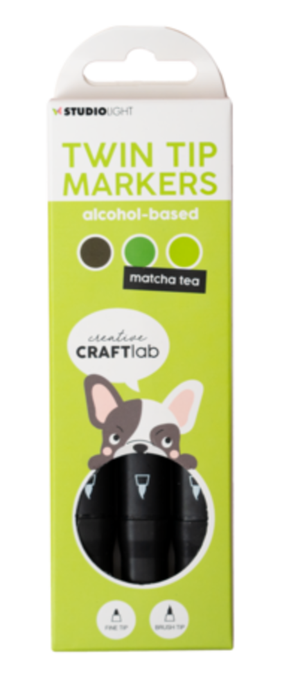 Creative Craftlab Twin Tip Markers Matcha Tea (CCL-ES-MARK10) Creative Craftlab Twin Tip Markers Matcha Tea (CCL-ES-MARK10)