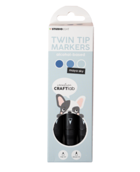 Creative Craftlab Twin Tip Markers Maya Sky (CCL-ES-MARK11) Creative Craftlab Twin Tip Markers Maya Sky (CCL-ES-MARK11)