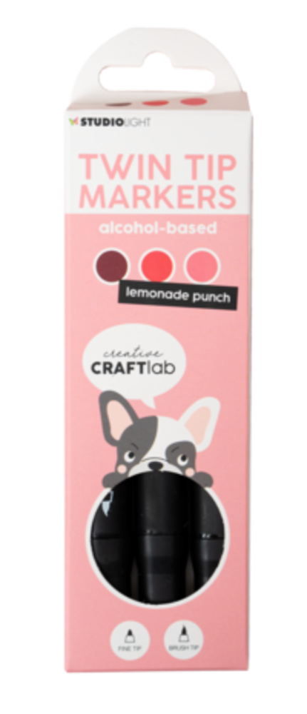 Creative Craftlab Twin Tip Markers Lemonade Punch (CCL-ES-MARK12) Creative Craftlab Twin Tip Markers Lemonade Punch (CCL-ES-MARK12)