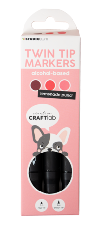 Creative Craftlab Twin Tip Markers Lemonade Punch (CCL-ES-MARK12) Creative Craftlab Twin Tip Markers Lemonade Punch (CCL-ES-MARK12)
