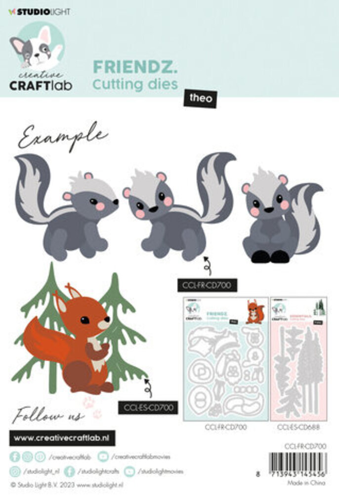 Creative Craftlab Friendz Dies Theo (CCL-FR-CD700) Creative Craftlab Friendz Dies Theo (CCL-FR-CD700)