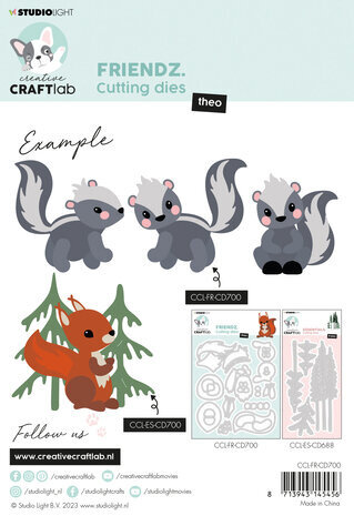 Creative Craftlab Friendz Dies Theo (CCL-FR-CD700) Creative Craftlab Friendz Dies Theo (CCL-FR-CD700)