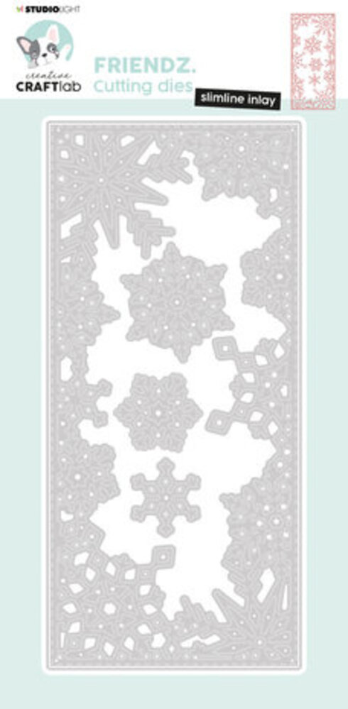 Creative Craftlab Friendz Dies Slimline Inlay (CCL-ES-CD703)