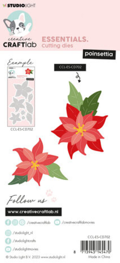 Creative Craftlab Essentials Dies Poinsettia (CCL-ES-CD702) Creative Craftlab Essentials Dies Poinsettia (CCL-ES-CD702)