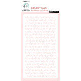 Creative Craftlab Essentials Slimline Embossing Folder Merry X-mas (CCL-ES-EMB15)