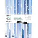 Creative Craftlab Friendz Snowflake Kisses A5 Paper Pad (CCL-FR-PP112)