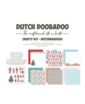 Dutch Doobadoo Crafty Kit 8x8 Inch Notenkrakers (473.005.050) Dutch Doobadoo Crafty Kit 8x8 Inch Notenkrakers (473.005.050)