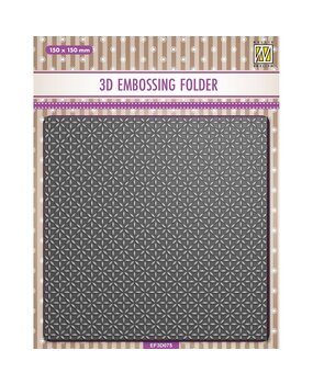 Nellie Snellen 3D Embossing Folder Christmas Stars (EF3D075) Nellie Snellen 3D Embossing Folder Christmas Stars (EF3D075)