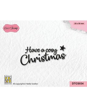 Nellie Snellen Clear Stamp Cosy Christmas (DTCS034)* Nellie Snellen Clear Stamp Cosy Christmas (DTCS034)*