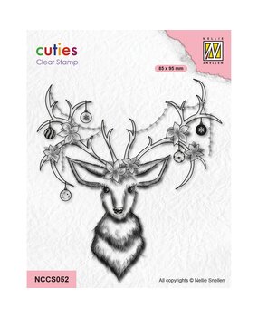 Nellie Snellen Clear Stamp Reindeer (NCCS052) Nellie Snellen Clear Stamp Reindeer (NCCS052)