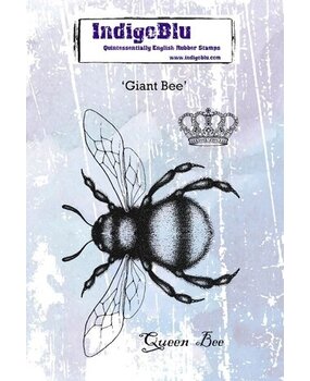 IndigoBlu Giant Bee A6 Rubber Stamp (IND0528)