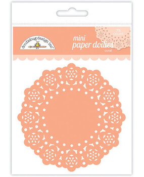Doodlebug Design Inc. Coral Mini Doilies (75pcs) (4615)