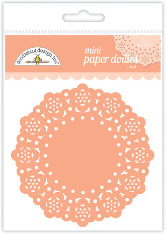 Doodlebug Design Inc. Coral Mini Doilies (75pcs) (4615)