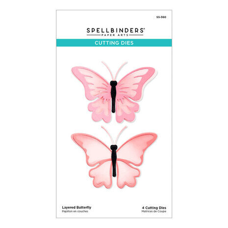 Spellbinders Layered Butterfly Dies (S5-360) Spellbinders Layered Butterfly Dies (S5-360)