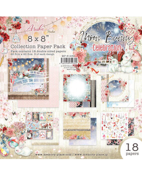Memory Place Moon Bunny Celebration 8x8 Inch Paper Pack (MP-61236) Memory Place Moon Bunny Celebration 8x8 Inch Paper Pack (MP-61236)