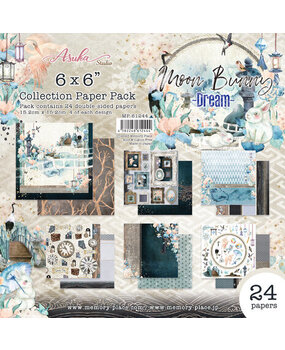 Memory Place Moon Bunny Dream 6x6 Inch Paper Pack (MP-61244) Memory Place Moon Bunny Dream 6x6 Inch Paper Pack (MP-61244)