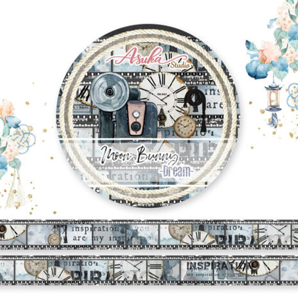 Memory Place Moon Bunny Dream Washi Tape 15mm (MP-61249) Memory Place Moon Bunny Dream Washi Tape 15mm (MP-61249)