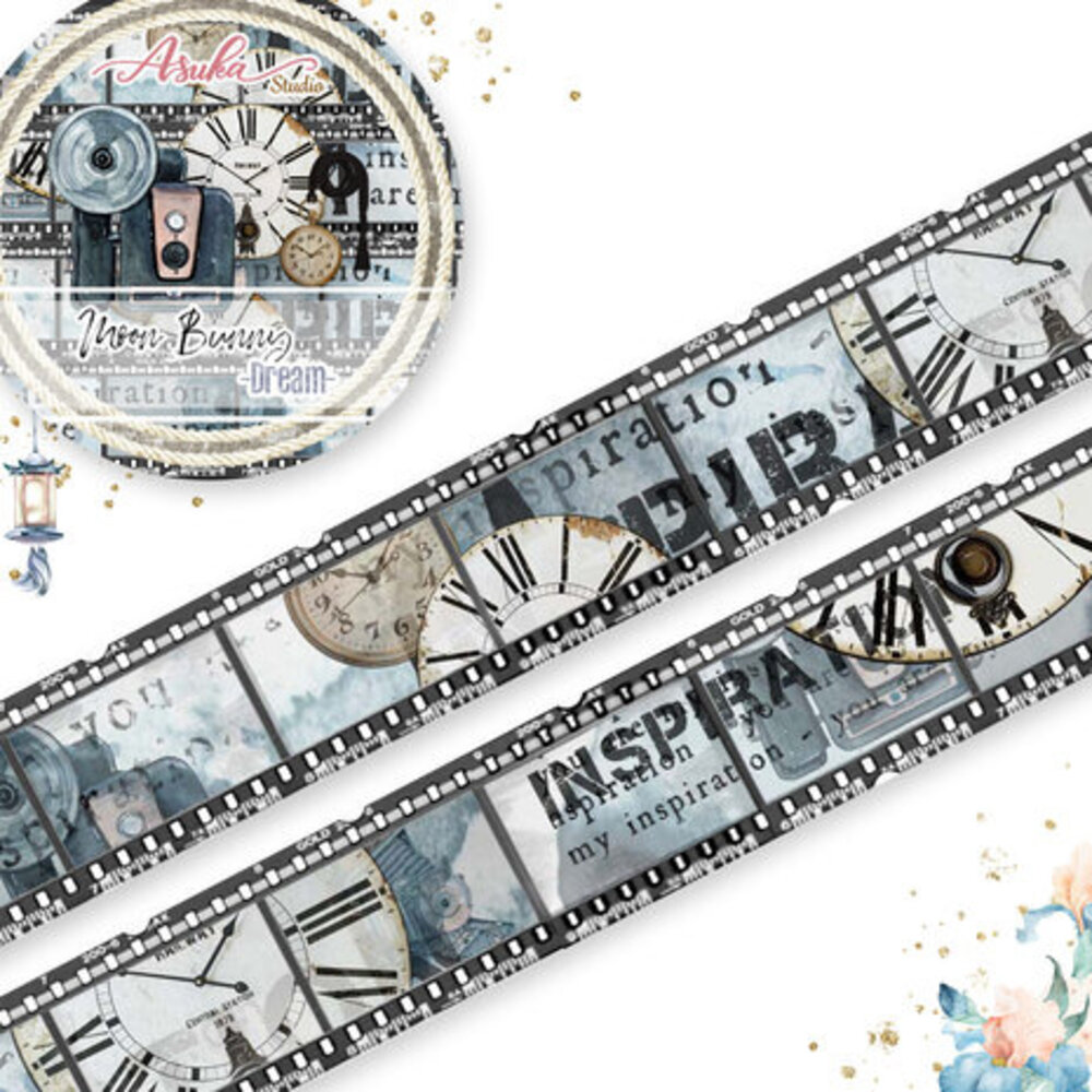 Memory Place Moon Bunny Dream Washi Tape 15mm (MP-61249) Memory Place Moon Bunny Dream Washi Tape 15mm (MP-61249)