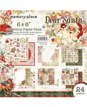Memory Place Dear Santa 6x6 Inch Paper Pack (MP-61286) Memory Place Dear Santa 6x6 Inch Paper Pack (MP-61286)
