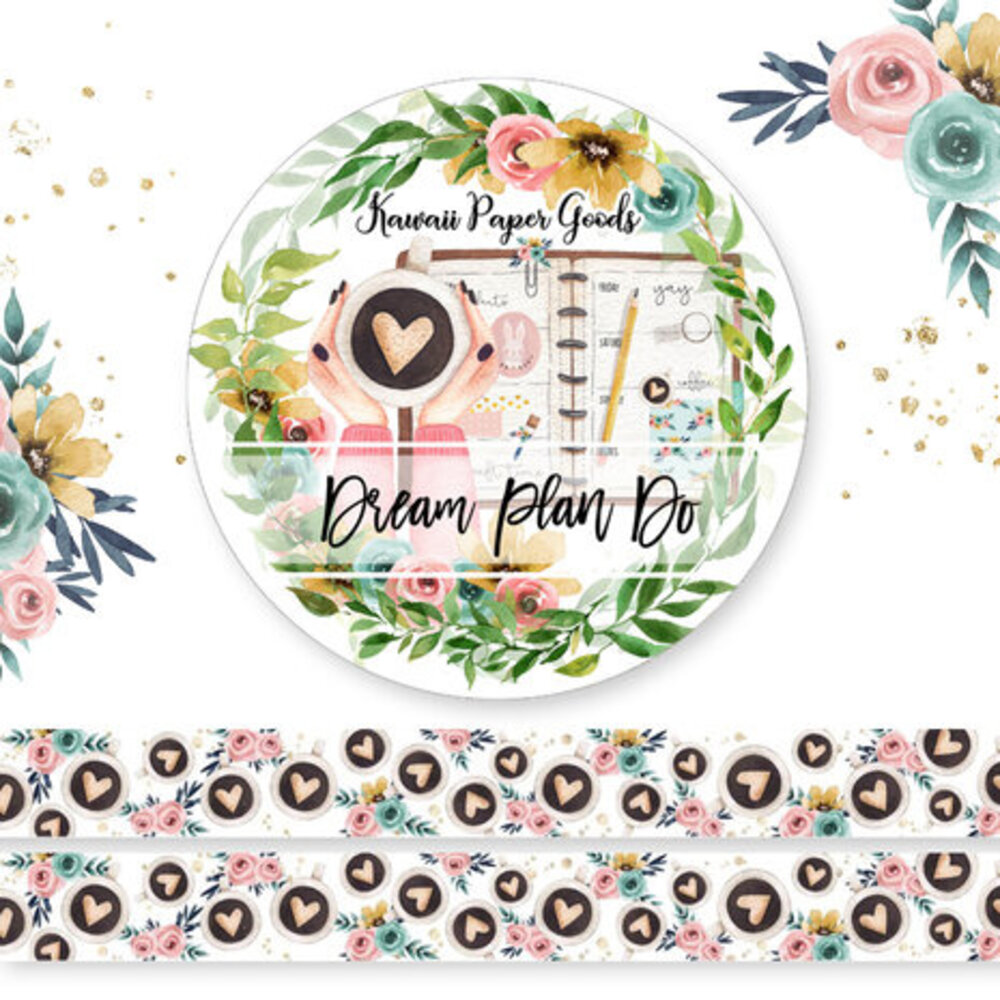 Memory Place Dream Plan Do Washi Tape 15mm (MP-61211) Memory Place Dream Plan Do Washi Tape 15mm (MP-61211)