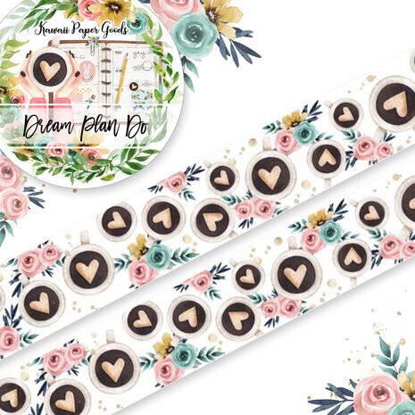 Memory Place Dream Plan Do Washi Tape 15mm (MP-61211) Memory Place Dream Plan Do Washi Tape 15mm (MP-61211)