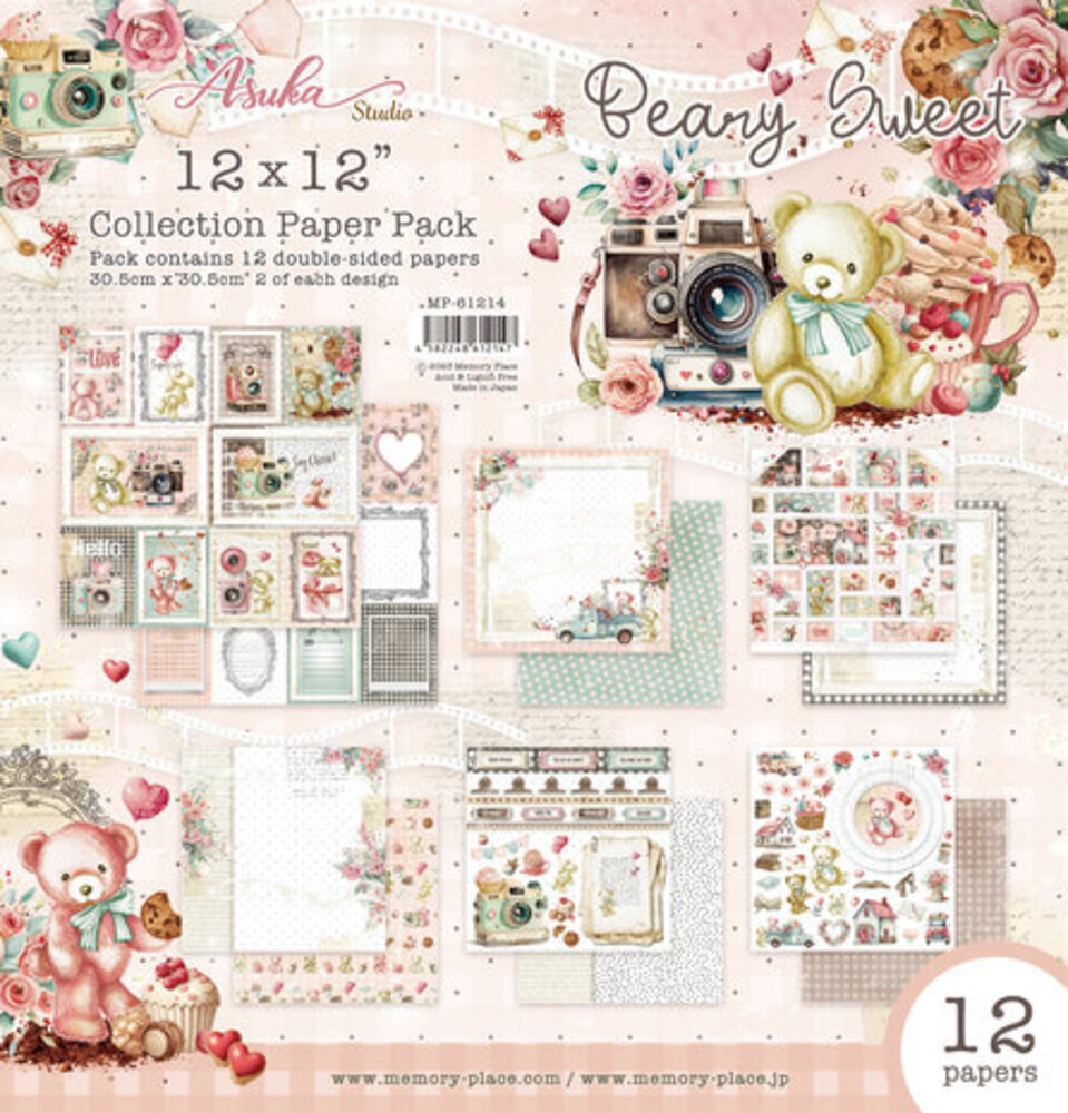Memory Place Beary Sweet 12x12 Inch Paper Pack (MP-61214) Memory Place Beary Sweet 12x12 Inch Paper Pack (MP-61214)