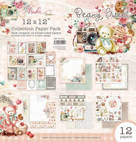 Memory Place Beary Sweet 12x12 Inch Paper Pack (MP-61214) Memory Place Beary Sweet 12x12 Inch Paper Pack (MP-61214)