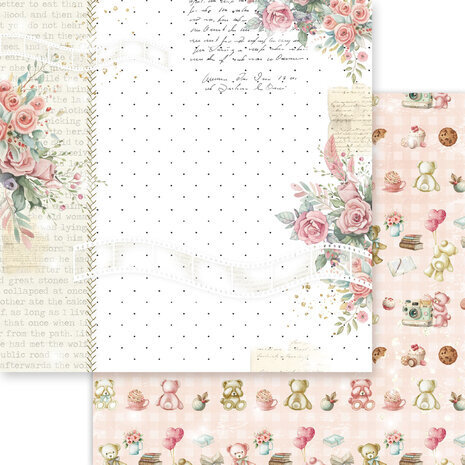 Memory Place Beary Sweet 12x12 Inch Paper Pack (MP-61214) Memory Place Beary Sweet 12x12 Inch Paper Pack (MP-61214)