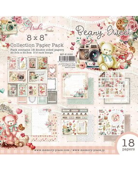 Memory Place Beary Sweet 8x8 Inch Paper Pack (MP-61222) Memory Place Beary Sweet 8x8 Inch Paper Pack (MP-61222)