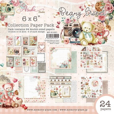 Memory Place Beary Sweet 6x6 Inch Paper Pack (MP-61221) Memory Place Beary Sweet 6x6 Inch Paper Pack (MP-61221)