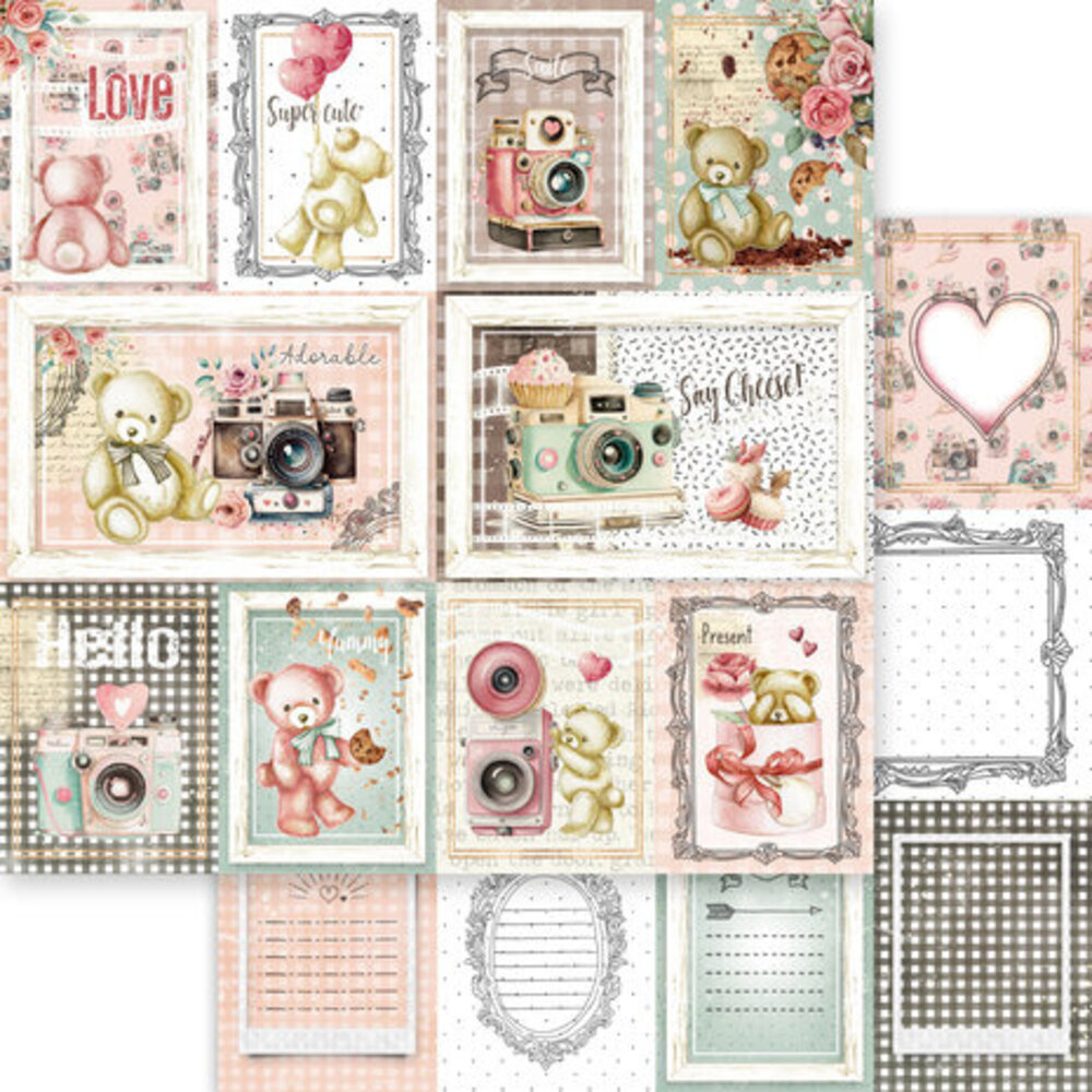 Memory Place Beary Sweet 6x6 Inch Paper Pack (MP-61221) Memory Place Beary Sweet 6x6 Inch Paper Pack (MP-61221)