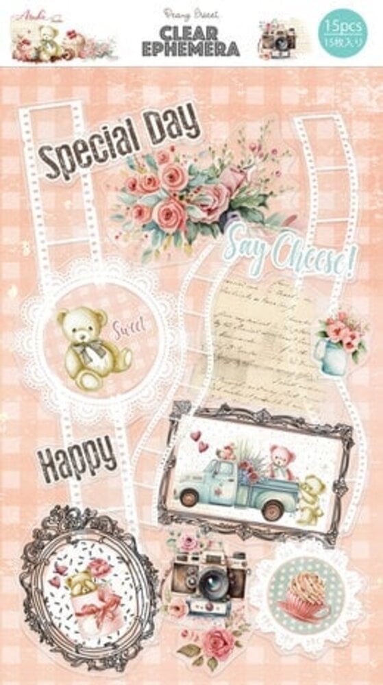 Memory Place Beary Sweet Clear Ephemera (MP-61224) Memory Place Beary Sweet Clear Ephemera (MP-61224)